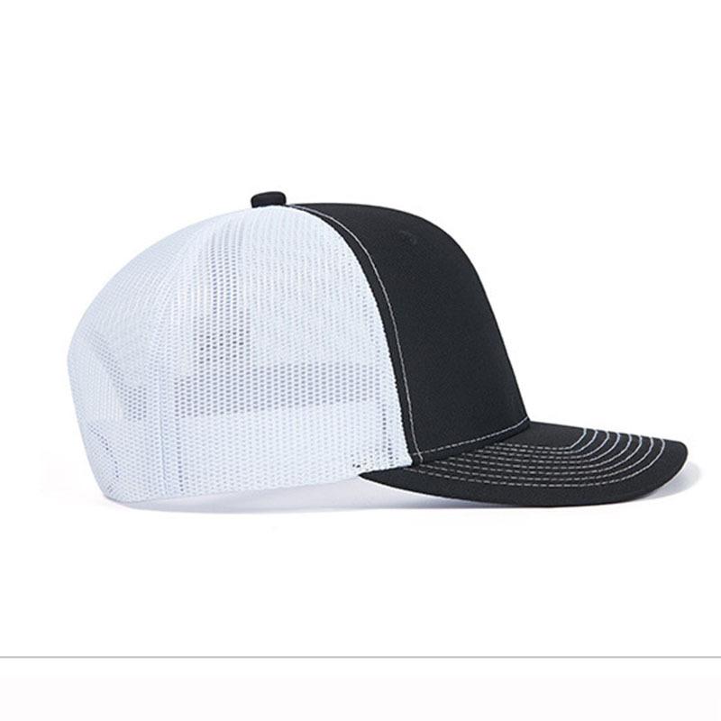 Richardson 112 Mesh Light Plate Blank Baseball Cap Adult Breathable Micro-Curved Visor Baseball Cap