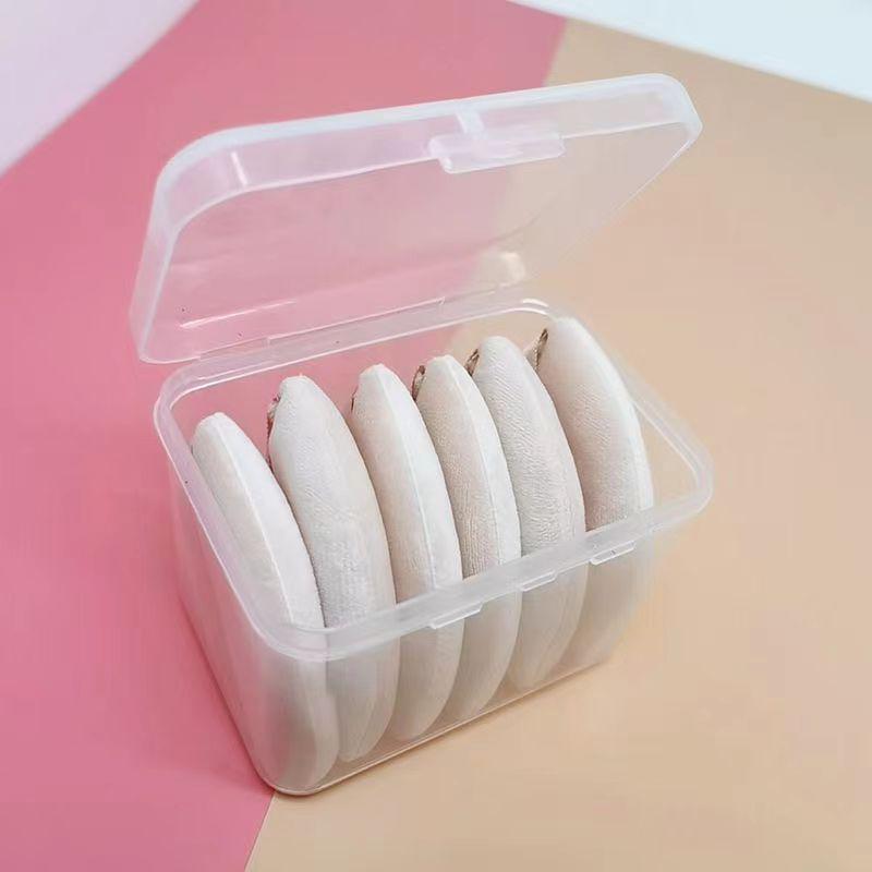 Triangle Velour Air Cushion Puff - Double-Sided Crystal Velvet Super Soft Fan-Shaped Makeup Puff for Loose Powder Setting