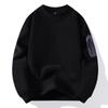 Fengxiao Men's Plush Thickened Pullover Sweatshirt