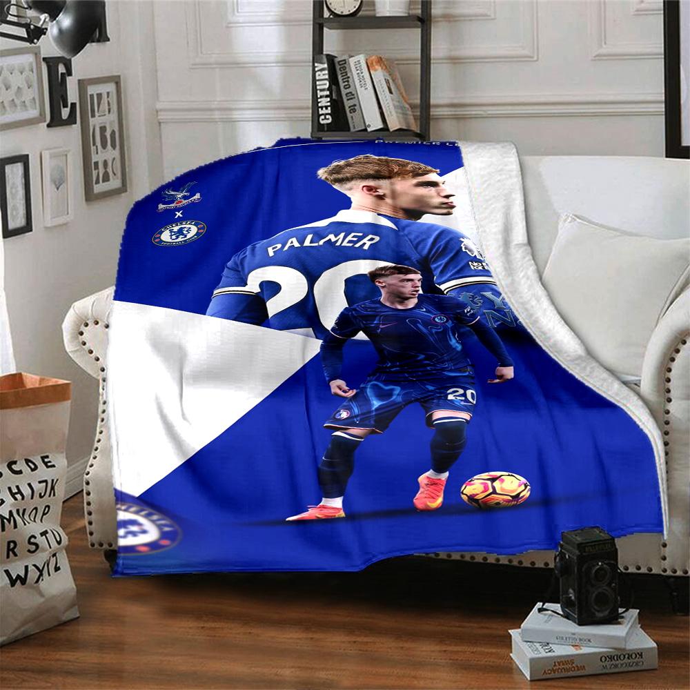 Chelsea Fc Football Player Customize Text Blanket Throw Customizable Blanket Warmthful Decor Perfect for Bedding Picnics Office Couch