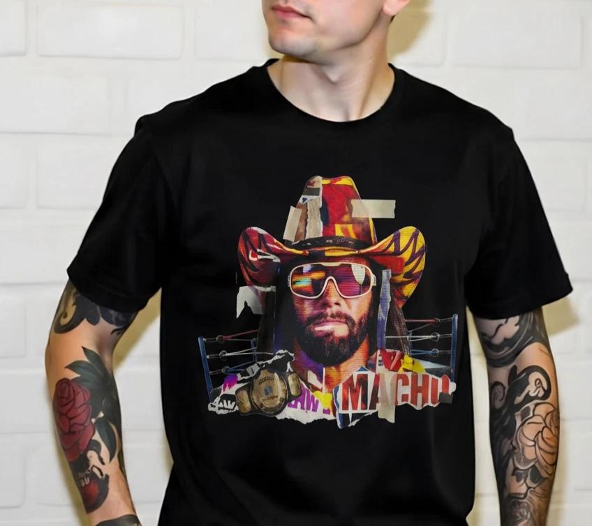 MACHO MAN RANDY SAVAGE GRAPHIC T-Shirt Size S-5XL 3XL