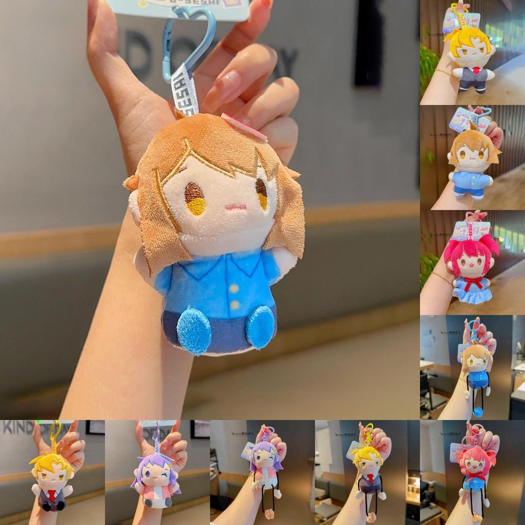 Cartoon Characters Plush Keychain Stuffed Doll Pendant Backpack Decoration Gift