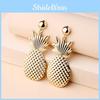Summer Fashion Pineapple Earrings For Women Alloy Jewelry Accessory Gift