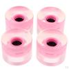 4 Pack PU Flashing Wheels 70mm 78a Replacement for Longboard Skateboard