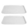 2pcs Food Tray Multifunctional Thickened Slip Resistance Chinese Fast Food Serving Tray for Dining