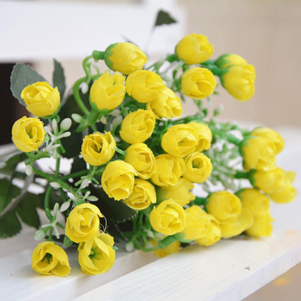 Künstliche Blumen für Hochzeiten, 27 cm hoch, 36 Köpfe