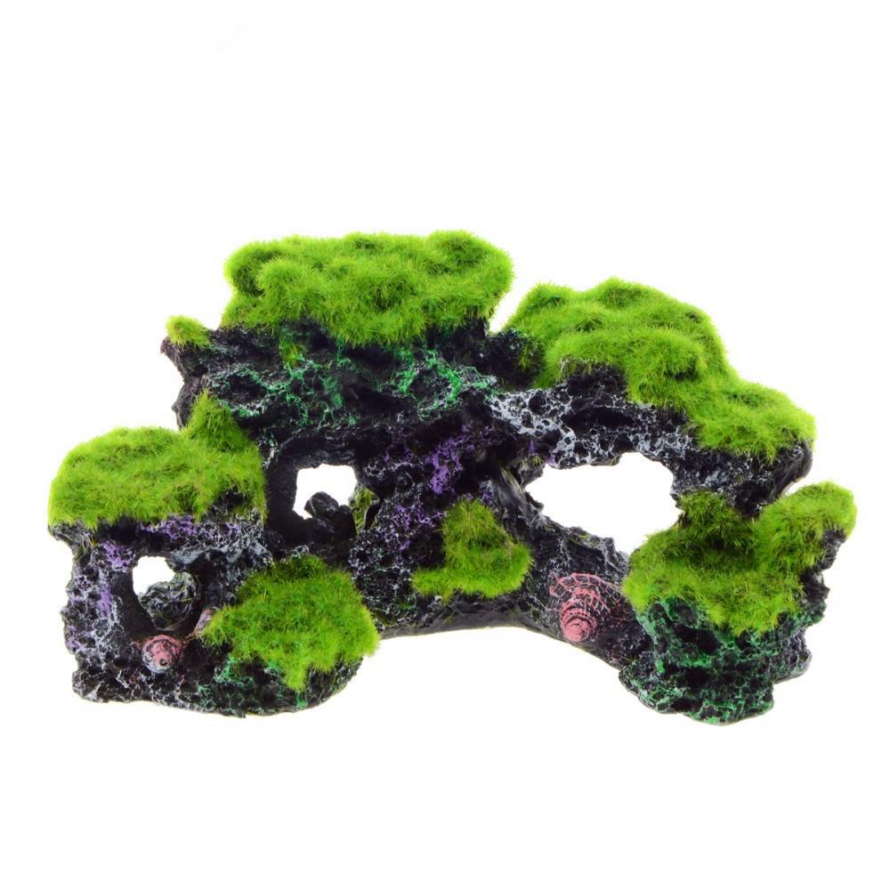 Fish Tank Decoration Flocking Resin Crafts Ornaments