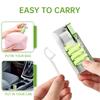 Dental Floss Storage Box With 10pcs Dental Floss Portable Household Creative Lighting Machine Type Premium Carry-On Automatic Dental Floss Box