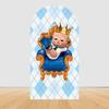 Šťastné narozeniny Boss Baby Oblouk Pozadí Kryt Klučičí Narozeniny Miminkovská Oslava Dekorace Fotografické Pozadí Rekvizity