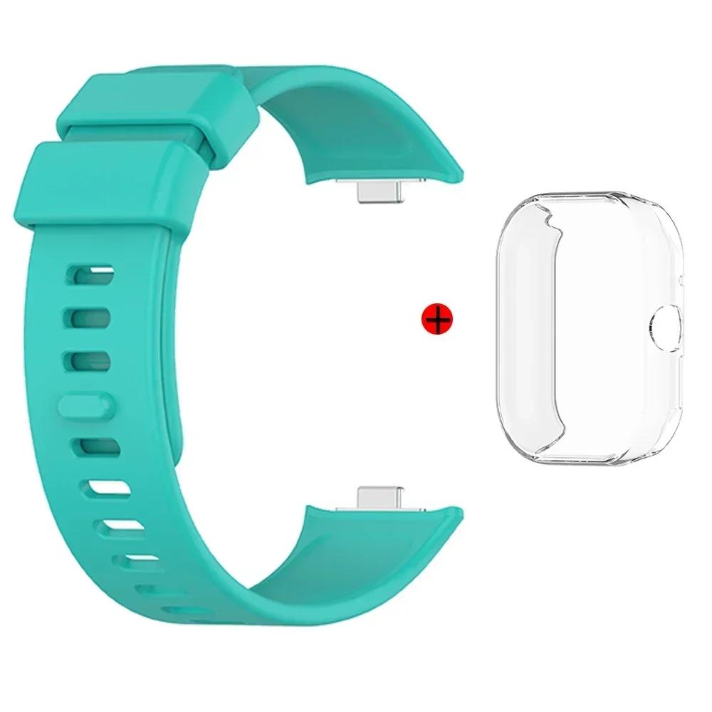 Watchband + Case For Xiaomi Redmi Watch 4 Strap Replacement Silicone Strap For Xiaomi Redmi Watch4 Correa Bracelet Cases Cover