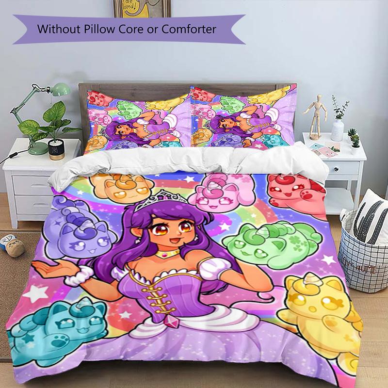 Set Biancheria da Letto 3 Pezzi Pixel Game Chiusura Copripiumino Include 1 Copripiumino & 2 Federe per Tutte le Stagioni Camera da Letto Casa Arredamento Stanza dello Studente
