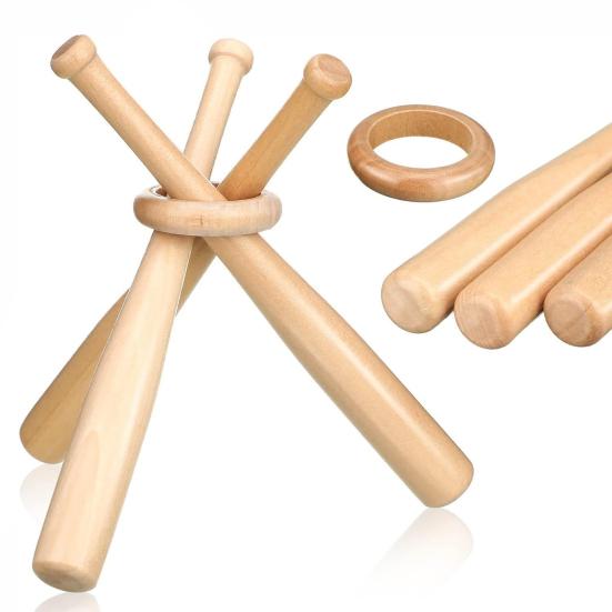 Wooden Baseball Bat Display Stand Mini Holder for Showcasing Balls & Memorabilia Golf Tennis Ball Support Bracket Round Crafted Rack for Home Desktop