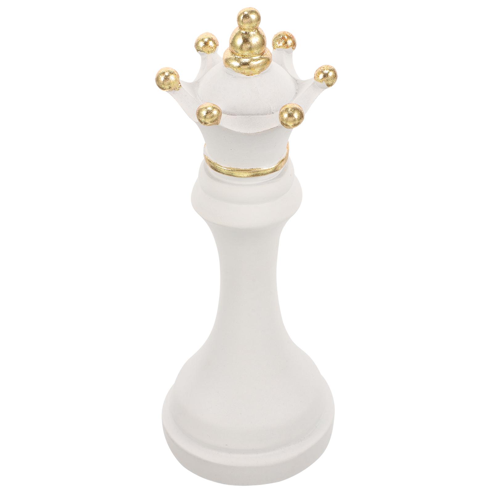 

Имитация шахматной скульптуры на новоселье, стильная шикарная декоративная статуэтка из смолы для шкафа