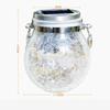Романтичный солнечный треснувший стеклянный светильник Mason Jar, красочный светодиодный светильник, рождественский шар для желаний, для украшения сада на открытом воздухе