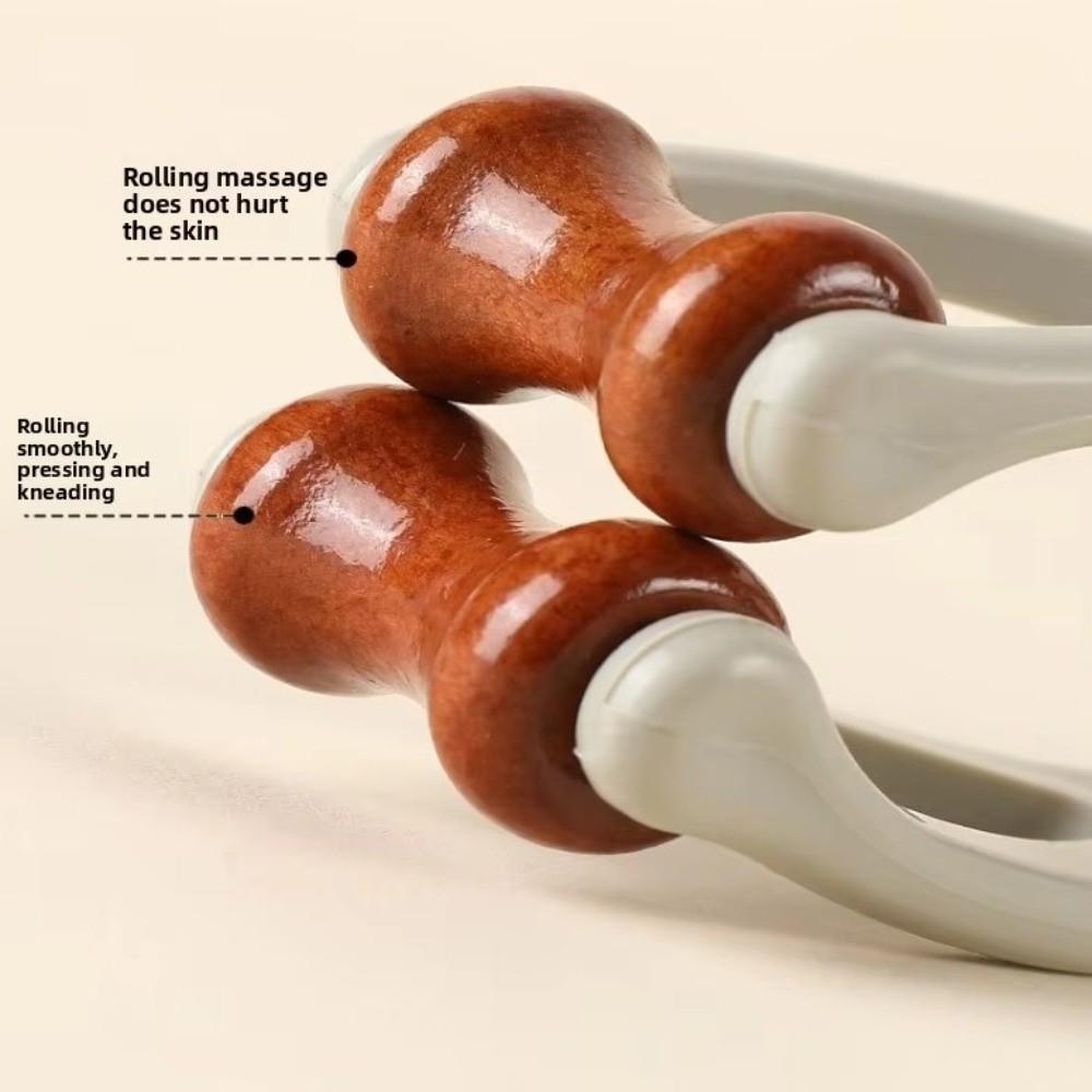 Dual-sided Hand Massager Bone-Shaped Acupressure Tool Ergonomic Roller Finger Massager  Hand