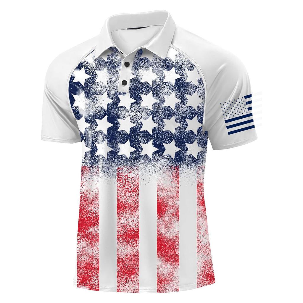 Men's Casual Button-Down Collar Short-Sleeve Shirt