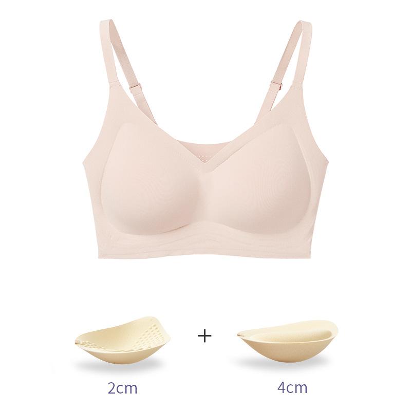 Big orange secret expansion factory summer thin styles gather small breasts show big bras M.
