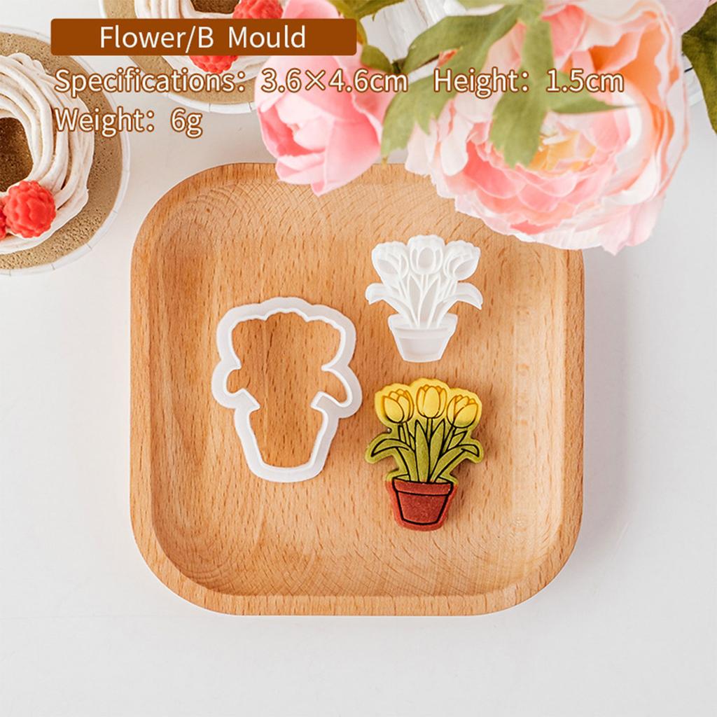 Formička na květinové sušenky ke Dni matek Šťastný Den matek Fondánová vykrajovátka na sušenky Razítko Maminka Narozeninové vykrajovátka na sušenky Pečicí nástroj