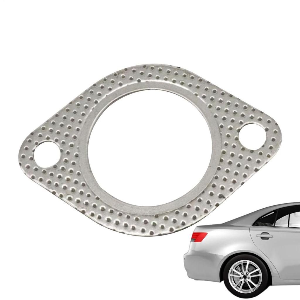 Exhaust Pipe Flange Gasket, Fluid Gasket for Muffler, 2 Volt Stainless Steel High Temperature