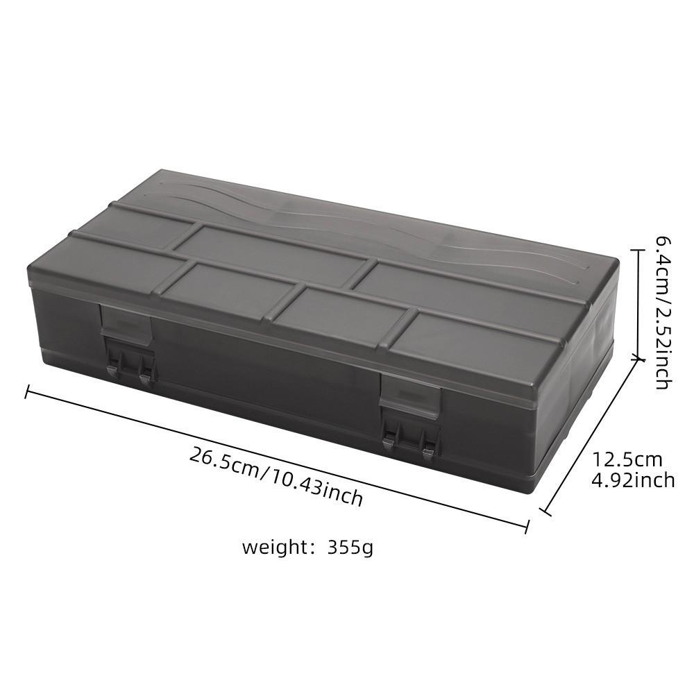 Space Saving Hair Clips Combs Storage Case Multi-grid Compartment Organizer  Barber Shop