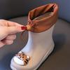 Kids' Waterproof Non-slip Rubber Rain Boots for Boys and Girls - Lightweight and Durable