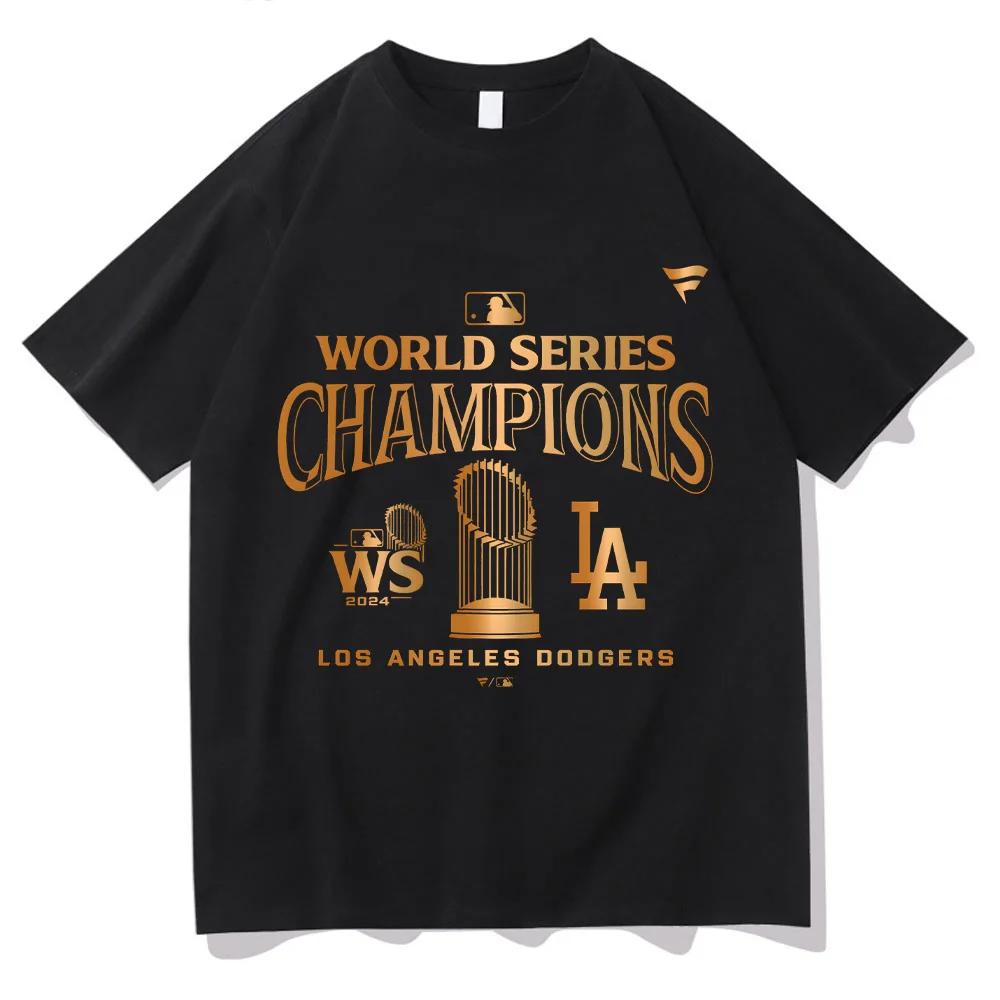 

Футболка Los Angeles Dodgers, модная классическая хлопковая футболка, новый дизайн, подарки для фанатов, футболка унисекс, летняя, женская, мужская, топы, свободная одежда XS чёрный