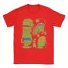 T-shirt Science Turtles da Uomo Ninja Mutanti Rinascimento Tempo Libero 100% Cotone Magliette Girocollo Manica Corta T-shirt Abbigliamento Regalo