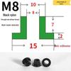 T-förmige Nylon-Dichtungsscheibe M3-M35 Gewinde Isolierabstandshalter
