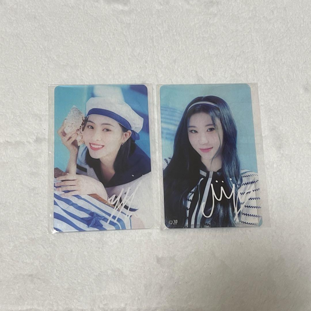 

[ИСПОЛЬЗОВАННАЯ] ITZY всплывающий бонус Ryujin Chaeryeong прозрачная коллекционная карта