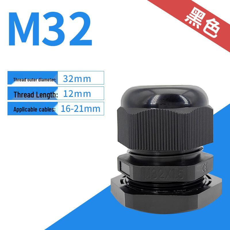 Nylon Waterproof Cable Connector - PG7/9/11/M12/M16 Sealing Gland