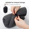Memory Foam Lumbar Pillow For Pregnancy And Bed Support With Cotton Cover For Home And Car Use