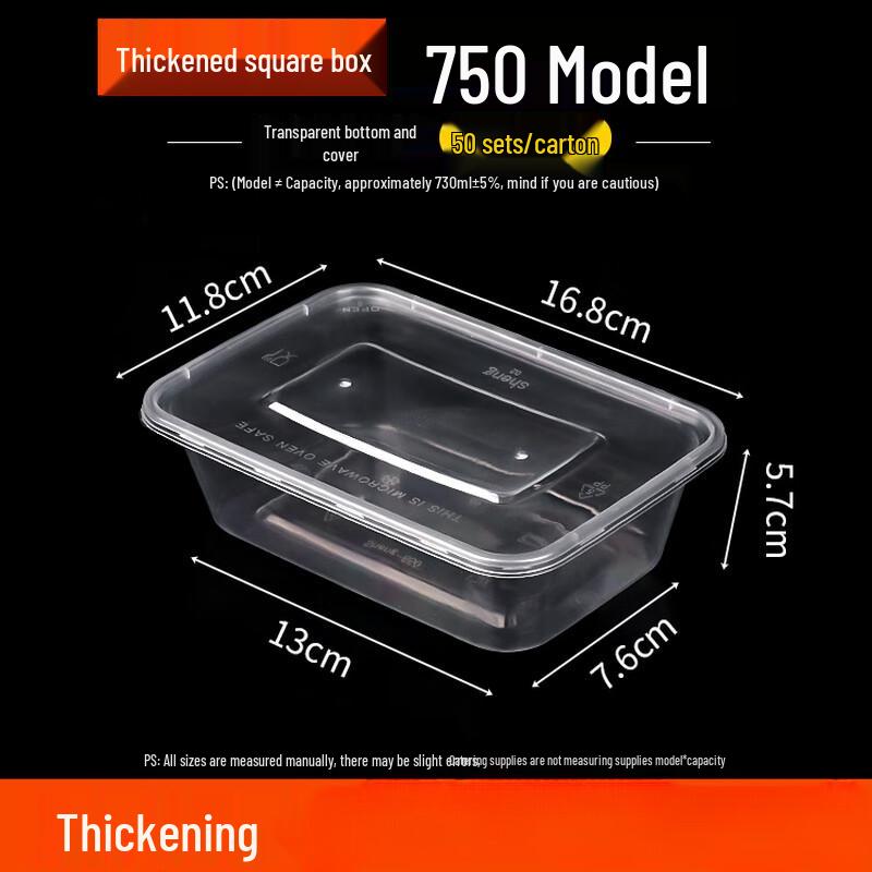 

Disposable Plastic Food Container with Lid