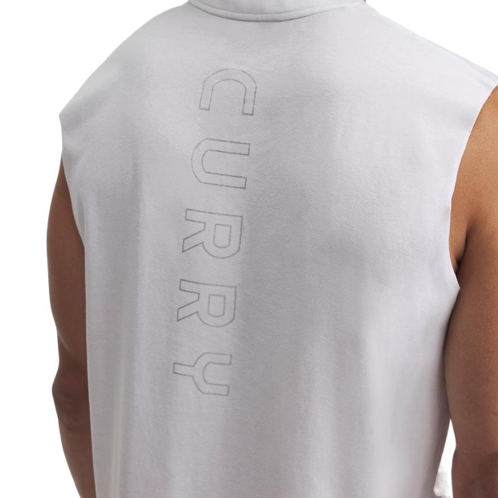 Under Armour Curry Férfi Ujjatlan Felső Fehér 1390352-100