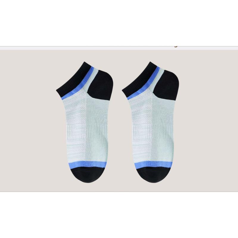

Summer Men s Short Socks, Pure Cotton Breathable Mesh, Spring and Autumn Low-top Anti-odor Sweat-absorbing Casual Boneless Socks 1 pair
