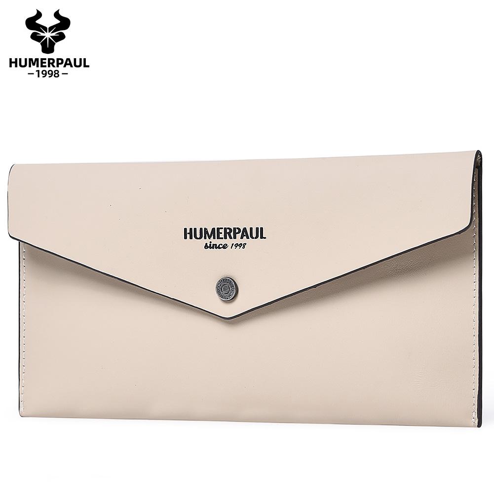 Humerpaul Ladies Thin Wallet Can Hold Multiple Large Banknotes Can Hold Mobile Phones Bank Cards Passport Books