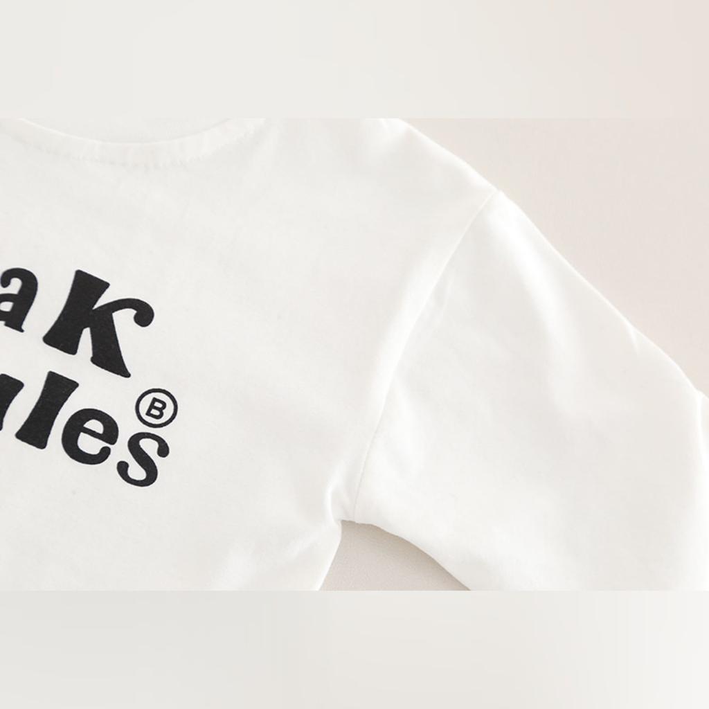 Dětská ležérní souprava s dlouhým rukávem, pohodlné každodenní oblečení