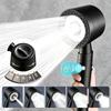 High-Pressure Handheld Shower Head Water-Saving Design with One-Key On/Off Switch Durable for Bathroom Home Shower Accessory
