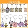 Personalisierbarer Gravity Falls Schlüsselanhänger mit entzückendem Schweinchen-Charakter, 3,7 cm Größe, einzigartiges Design