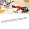 Arctural Scale Ruler 30cm Range Aluminum Accurate Concave Design Multifunctional   Drafting Ruler for Engineering