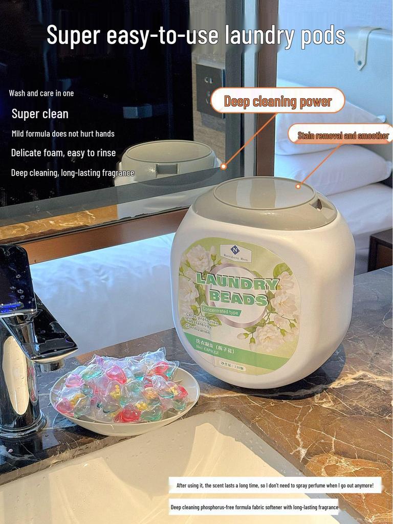 Gardenia 5D Pět v jednom prací kapsle - Dlouhotrvající čistá vůně