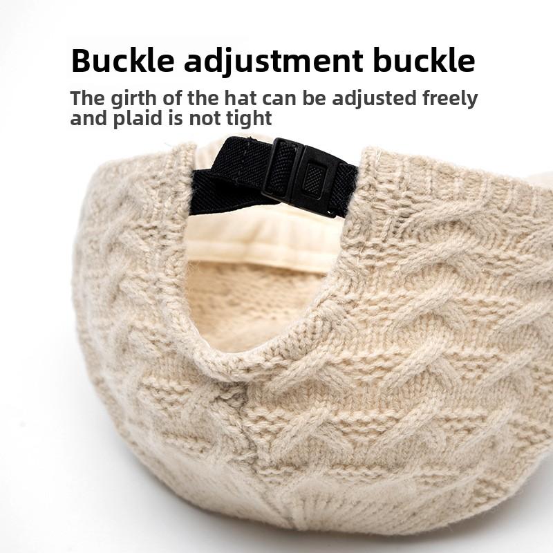 1pc Women's Warm Knitted Baseball Cap with Ribbed Knit Cap,FashionHeadwear for Cold Weather Suitable for Daily Use Winter Fall