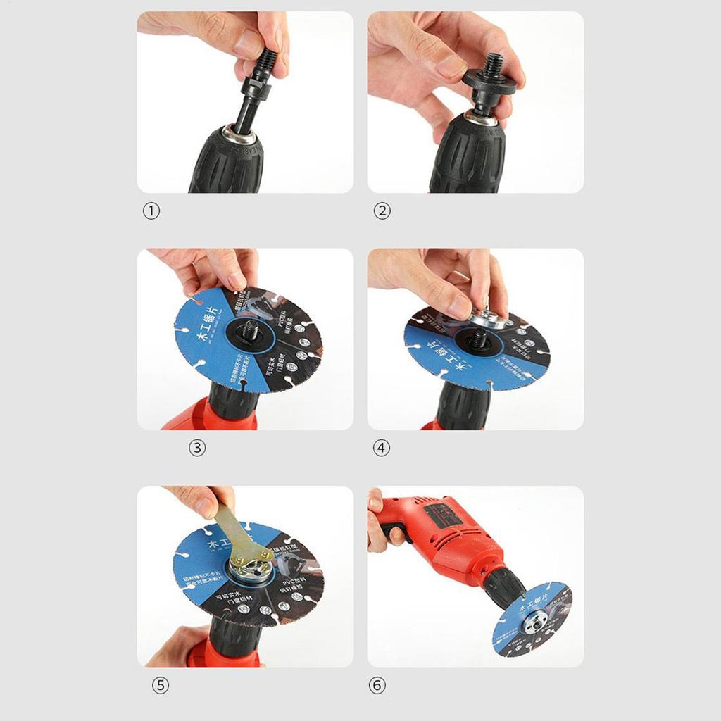 Angle Grinder Adapter Electric Drill Conversion Angle Grinder Connecting Rod with Connecting Rod Arbor Mandrel Converter Tool