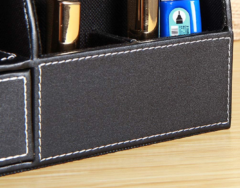 Anberotta Desktop Storage Office Storage Multifunctional Pen Stationery Small Item Remote Pen Living Room AT43 Multi-Purpose Box, Holder, Holder,