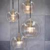 Nordic Minimalist Glass Ball Pendant Light for Cafe, Restaurant, Bar, Window, or Bedside.