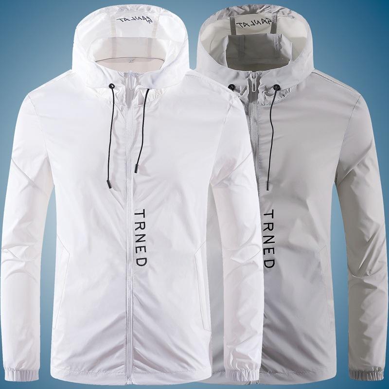 Sun Protection Clothing Men 'S Ice Silk Summer Thin Breathable Sun Protection Clothing Jacket 