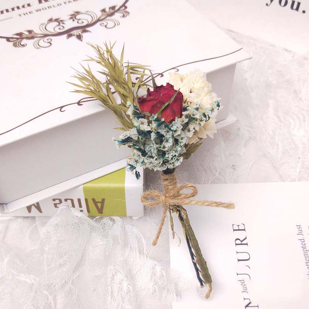 Decoração Casamento Real Natural Decoração de Casa Buquê de Flores Artificiais Flor Seca Flores Falsas