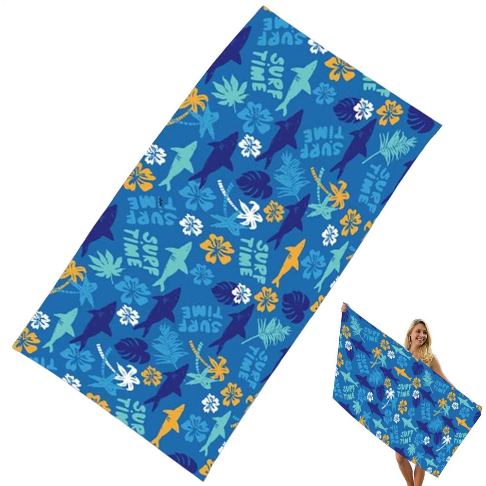 Beach Towels For Adults Microfiber Beach Towels Sand Proof Quick Dry 140x70cm/55x27inch Swimming Pool Blanket For Adults And