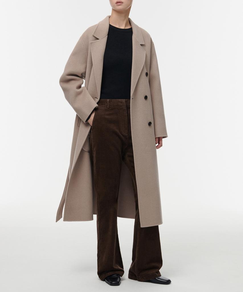 Musinsa Standard Woman Women'S Cashmere Blend Handmade Double Coat [Beige]