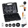 Radiator Vacuum Refill Kit, Automotives Cooling System Vacuum & Purge Fill Tool with Gauge, Portable Radiator Coolant Filling Kit with Toolbox,