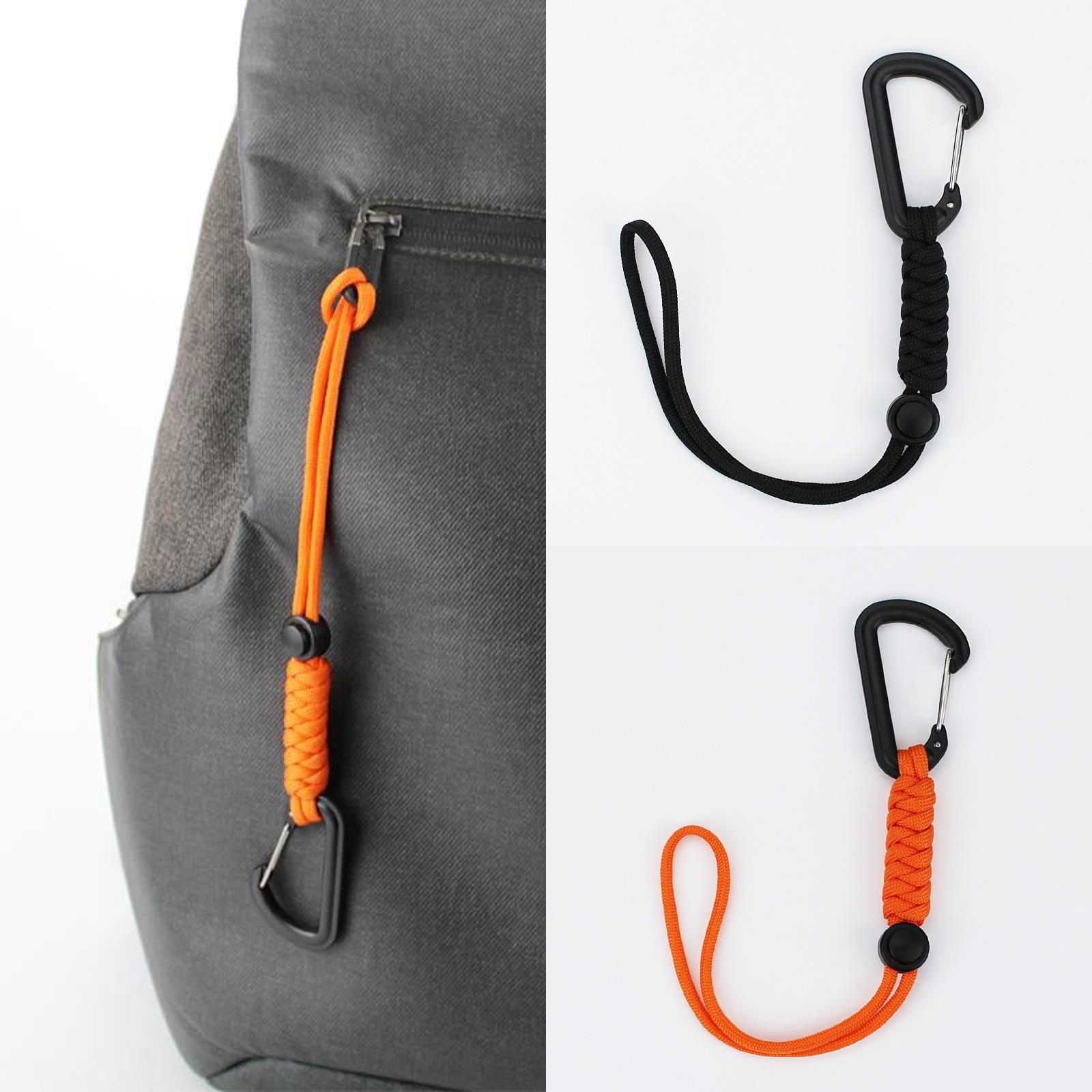 

Outdoor Hooked Backpack Hiking Chain Keychain Mountaineering Chain One Size чорний